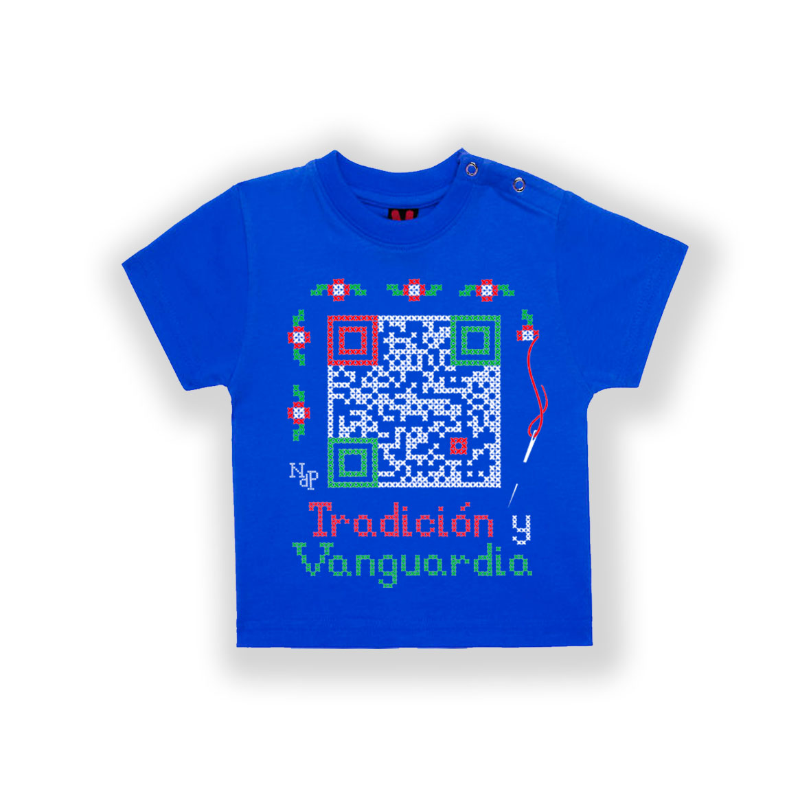 TRADICIÓN Y VANGUARDIA-Niquis-del-Paramo-BEBÉ-AZUL-ROYAL