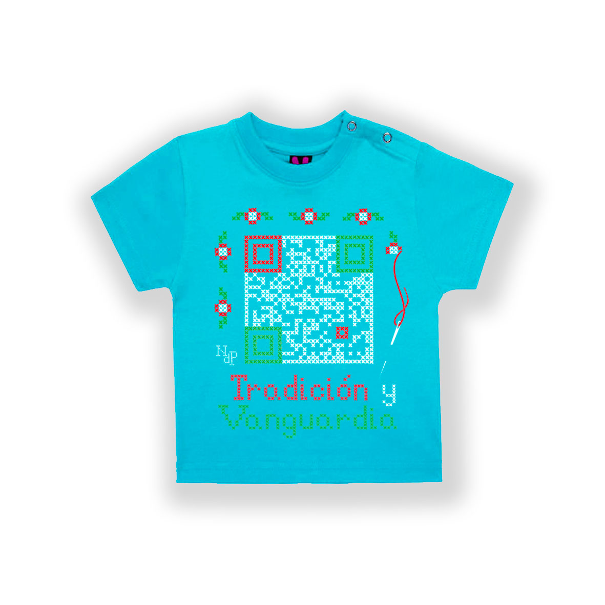 TRADICIÓN Y VANGUARDIA-Niquis-del-Paramo-BEBÉ-AZUL-TURQUESA