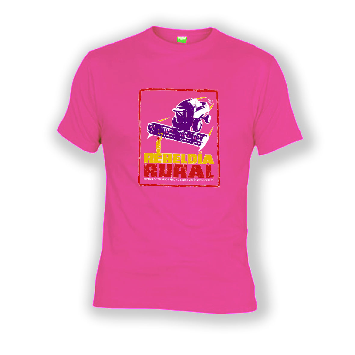 REBELDÍA-RURAL-2-Niquis-del-Paramo-UNISEX-ROSA-FUERTE