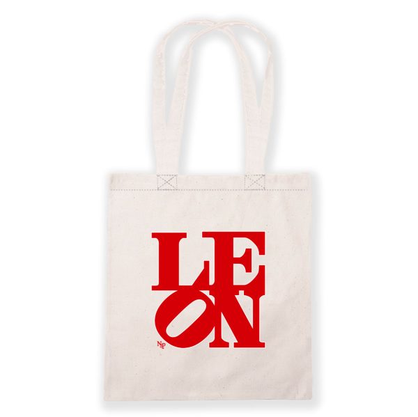 BOLSA DE TELA   LOVE LEÓN