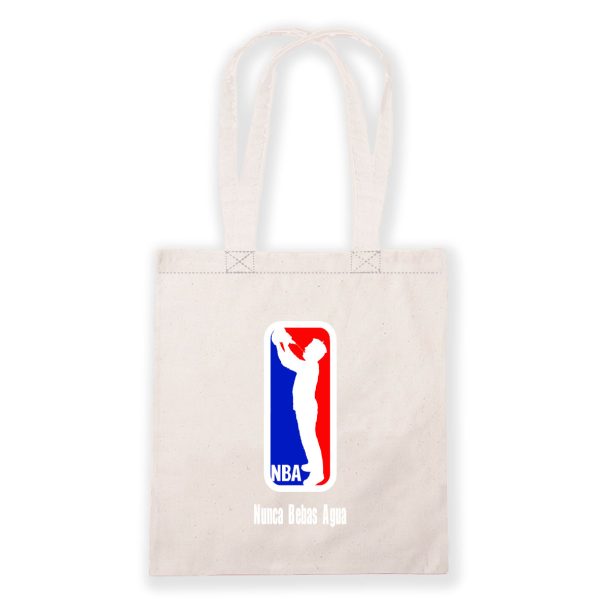 BOLSA DE TELA  N.B.A. (Nunca Bebas Agua)