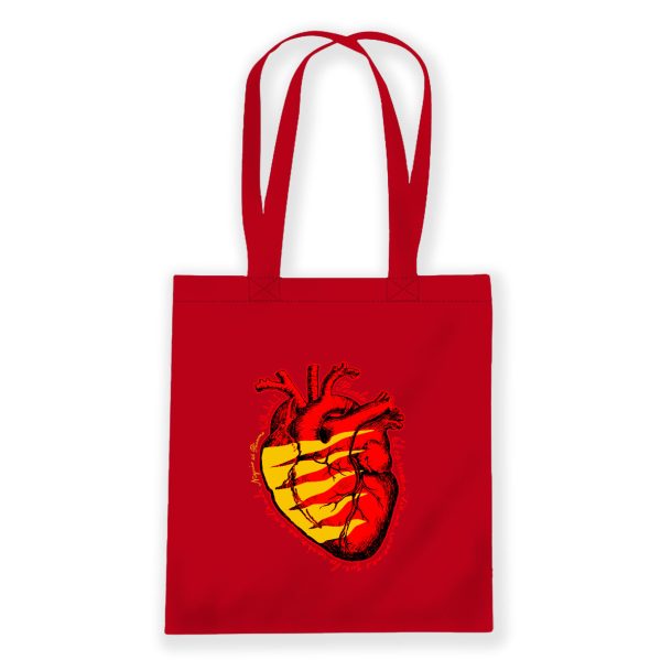 BOLSA DE TELA  CORAZÓN DE PUCELA - Imagen 3