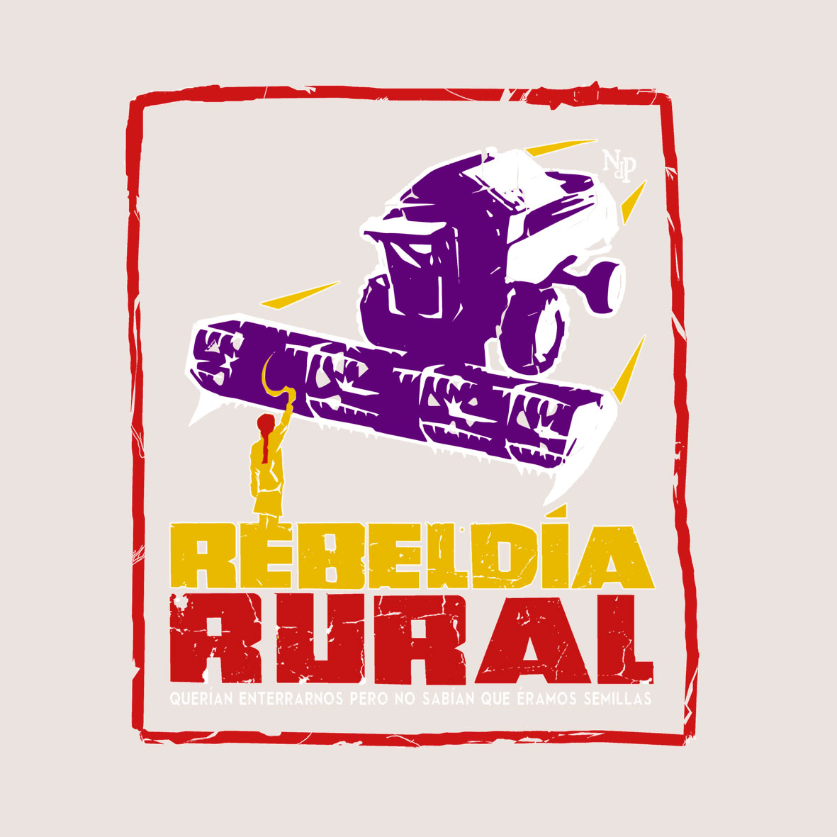 BOLSA DE TELA  REBELDÍA RURAL - Imagen 4