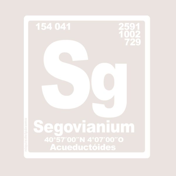 BOLSA DE TELA   SEGOVIANIUM (Sg) - Imagen 5