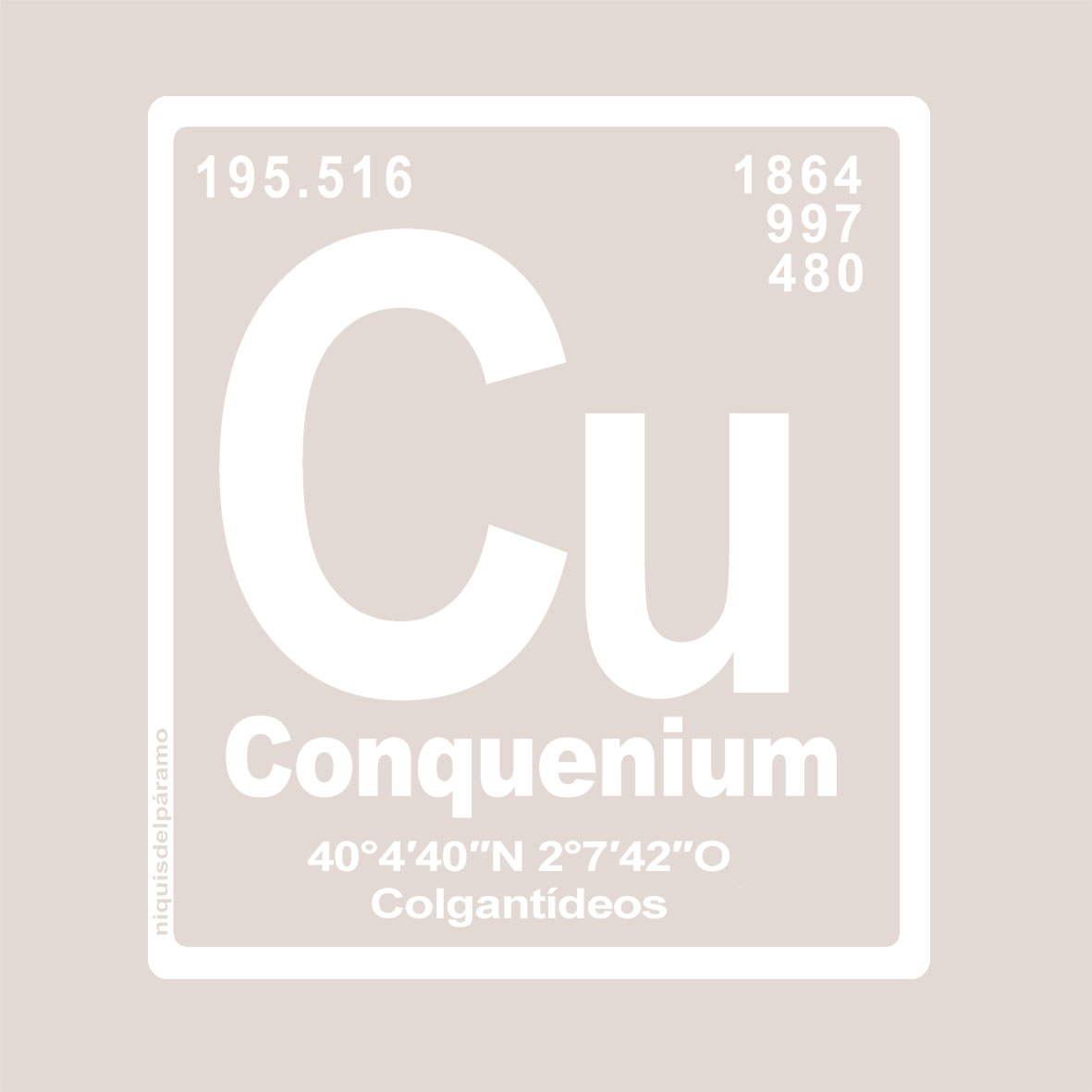 BOLSA DE TELA  CONQUENIUM (Cu) - Imagen 4
