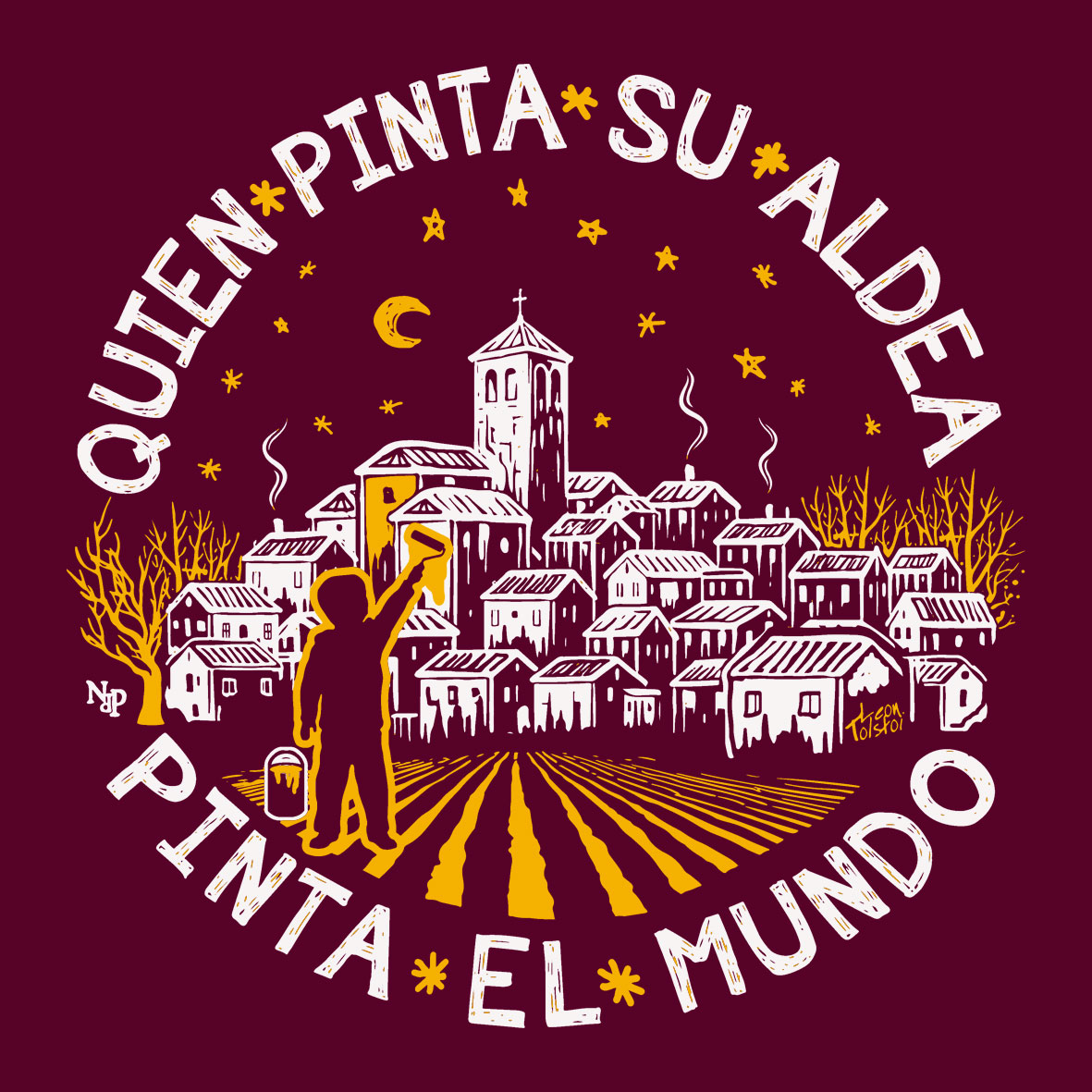 QUIEN PINTA SU ALDEA... Unisex - Imagen 10