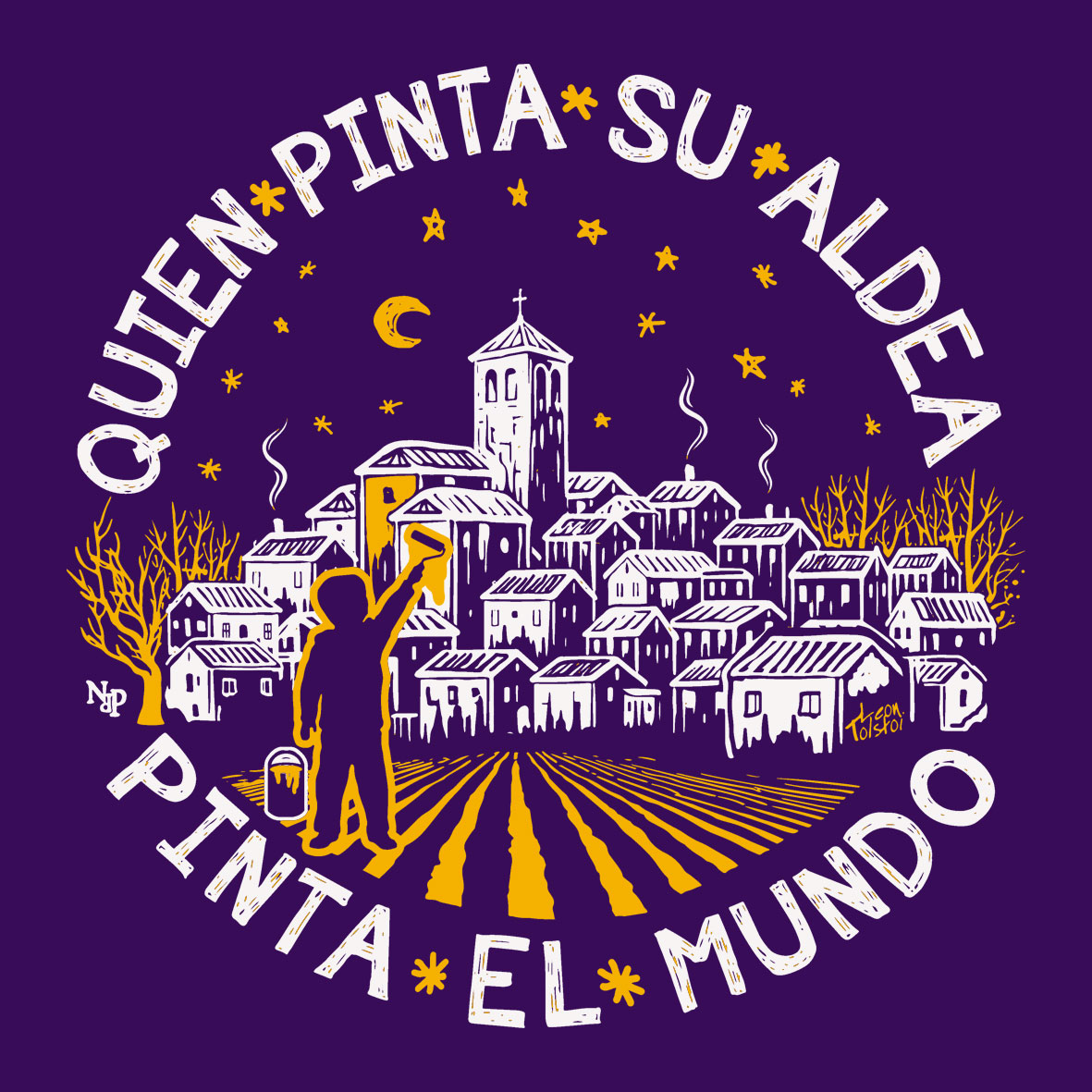 QUIEN PINTA SU ALDEA... Unisex - Imagen 16