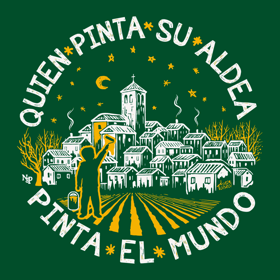 QUIEN PINTA SU ALDEA... Unisex - Imagen 13